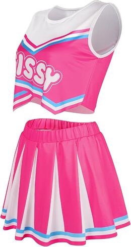 Littleforbig Unisex Sleeveless Loungewear Babydoll Cheer Sissy Croptop Bralette Set in Saudi Arabia