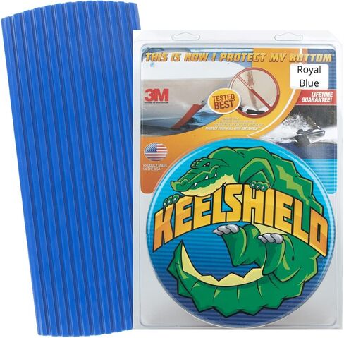 Gator Guards KeelShield Keel Guard - Helps Prevent Damage, Scars and Scratches - DIY Installation - Compatible with Fiberglass and Most Aluminum Boats - Made in The USA - 4’ to 12’ Lengths in Kuwait