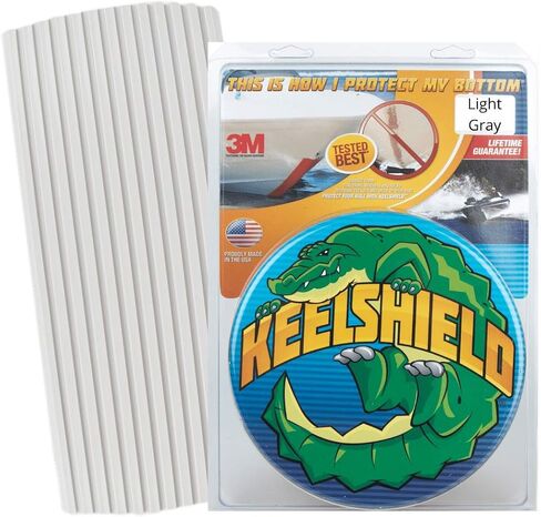 Gator Guards KeelShield Keel Guard - Helps Prevent Damage, Scars and Scratches - DIY Installation - Compatible with Fiberglass and Most Aluminum Boats - Made in The USA - 4’ to 12’ Lengths in Kuwait