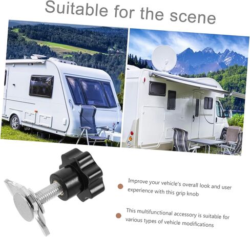 pretyzoom مقبض المقبض المقبض ملولب يدوي اليد الجوز القابل للتعديل ل RV Camping Car Aluminium Track in Saudi Arabia