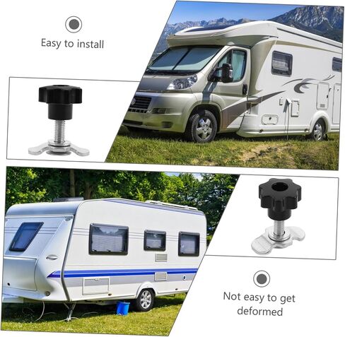 pretyzoom مقبض المقبض المقبض ملولب يدوي اليد الجوز القابل للتعديل ل RV Camping Car Aluminium Track in Saudi Arabia