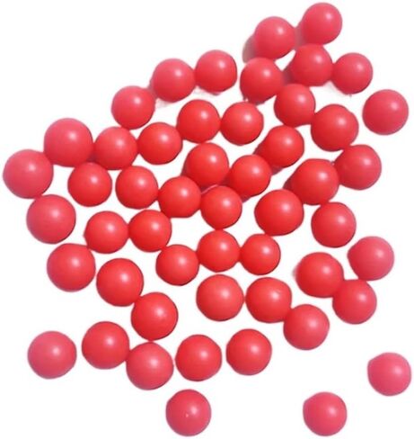 Red Polypropylene PP Smooth Hollow Plastic Balls Precision Sphere Floating Ball Diameter 5/6/7.75/8/10/12/15/20mm(8Pcs,15mm) in Kuwait