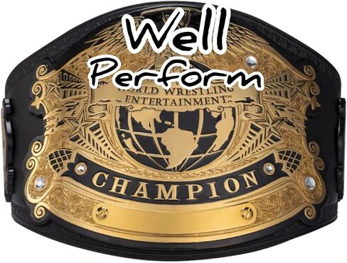 Generic Undisputed World Heavyweight Wrestling Title Belt Replica, Universal Championship Title Belt - Adult Size, Gold, 2 mm in Saudi Arabia