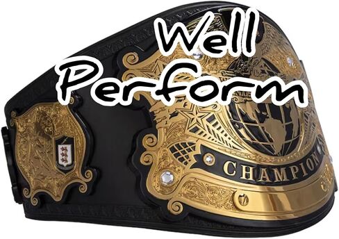 Generic Undisputed World Heavyweight Wrestling Title Belt Replica, Universal Championship Title Belt - Adult Size, Gold, 2 mm in Saudi Arabia