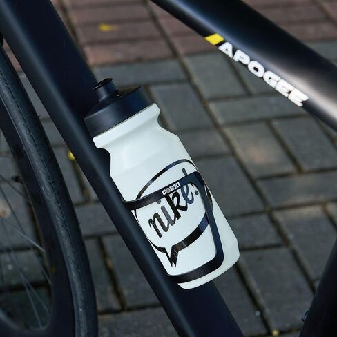 Corki Cycles Right Side Load Water Bottle Cage, Side Entry Bike Water Bottle Holder for Road & Mountain Bikes - 2 Pack - Black-Aluminum Alloy in Saudi Arabia