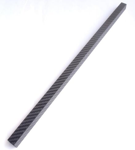 1pcs 3K Roll Wrapped Carbon Fiber Square Tube 15x15x13x420MM,1.0MM Wall Thickness,Twill Matte Finish in Kuwait
