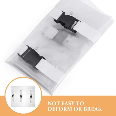 Chair Foot Cover Pad - 4Pcs Clear Plastic Washable Clinic Unit Chair Toe Covers Sleeve Non-Slip Foot Cushion Pads, 18.9x15.7in in Saudi Arabia