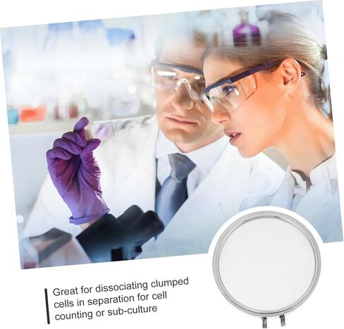 GLEAVI 304 Stainless Steel Cell Strainer 200 Mesh Test Sieve Filtering Tool for Experiments Non-Corrosive Easy to Clean in Saudi Arabia