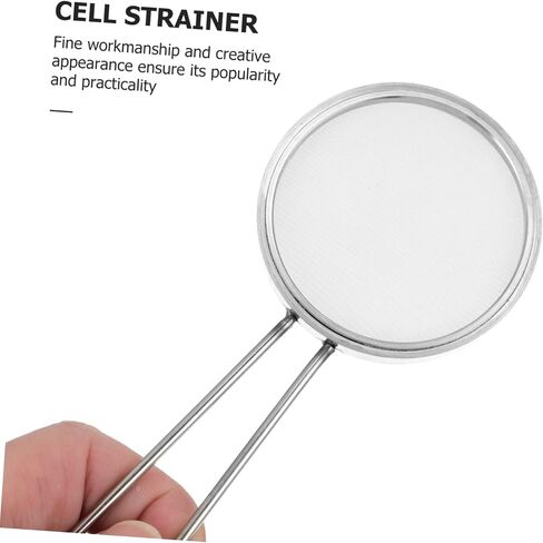 GLEAVI 304 Stainless Steel Cell Strainer 200 Mesh Test Sieve Filtering Tool for Experiments Non-Corrosive Easy to Clean in Saudi Arabia