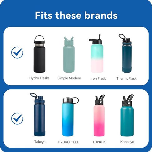 Replacement Spout Lid for Hydro Flask Wide Mouth Bottles (12/16/18/22/32/40/64oz) – 2.28" Leak-Proof Sports Cap Accessory, Secure Fit in Saudi Arabia