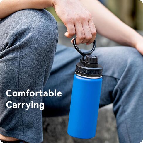 Replacement Spout Lid for Hydro Flask Wide Mouth Bottles (12/16/18/22/32/40/64oz) – 2.28" Leak-Proof Sports Cap Accessory, Secure Fit in Saudi Arabia
