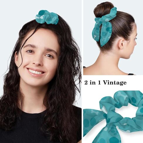 Ethnic Aztec Pattern Working Cap Nurse & Bowknot Scrunchy Set, Surgery Nurse Cap, Tie Back Hats with Sweatband for Women in Saudi Arabia