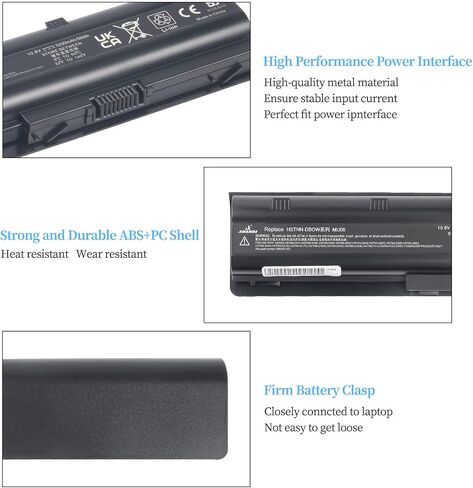 776622-001 LA04 for HP Laptop Battery for LA03DF 752237-001 728460-001 776906-001 TPN-Q130 TPN-Q132 HSTNN-LB5S HSTNN-UB5M HSTNN-UB5N HSTNN-IB6R LA04DF - 4 Cells/38.48Wh/2600mA in Saudi Arabia