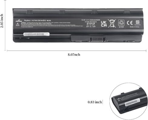 776622-001 LA04 for HP Laptop Battery for LA03DF 752237-001 728460-001 776906-001 TPN-Q130 TPN-Q132 HSTNN-LB5S HSTNN-UB5M HSTNN-UB5N HSTNN-IB6R LA04DF - 4 Cells/38.48Wh/2600mA in Saudi Arabia