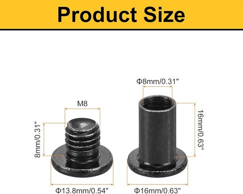 UXCELL 20 SETS SCET POST ، M3X4MM MALE VELANT STELL SCREETS ، Female 4x10 DED DRIVE BOMMS BLET BOCKLE BOCKLTING BOLDS BOCK in Kuwait