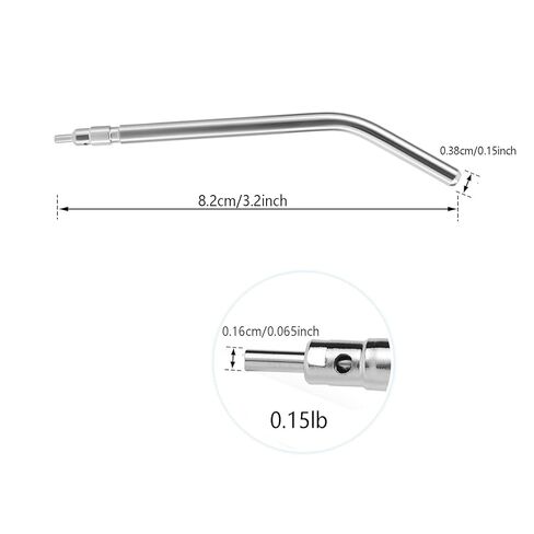 5Pcs Air Water Syringe Tips, Dental Metal 3 Way Syringe Nozzles, Air Water Spray Nozzles Tips Tube for Oral Teeth Cleaning, Lab Equipment (5) in Kuwait