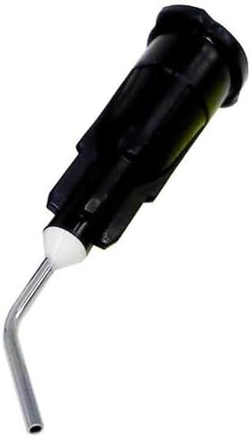 100/PK Dental Plastic Plastic Pre-Bent 18GA Priner Tips Tips يمكن التخلص من تلميحات البلاستيك (الأسود المجلس) in Saudi Arabia