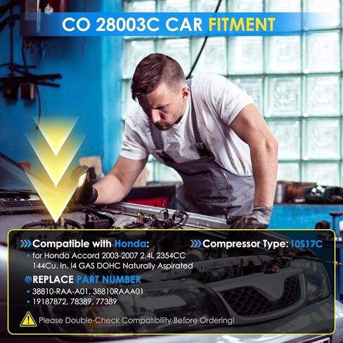 Car A/C ضاغط ملاءمة لـ Buick Lacrosse 2012 ، لـ Cadillac SRX 2012-2016 V6 3.6L ضاغط AC البديل AC AUTOMOTIVE 977011U600 ، 19352553 ، 19354656 A/C ضاغط CAR CO 22224C in Kuwait