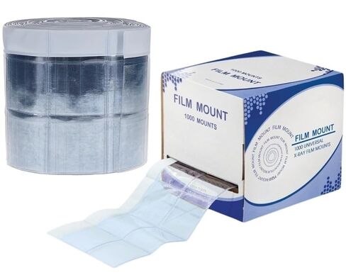 1000/Pack Dental Universal Film Mount X-Ray Film Mount Roll in Dispensing Box ، و Clear Style Viny Film Mounts in Saudi Arabia