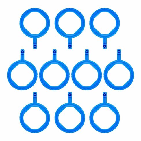 Dental X-Ray Positioning Indicator Aiming Rings - Intra Oral Film Positioner System Accessories, Autoclavable, 10 Pcs (Posterior Ring Yellow) in Kuwait