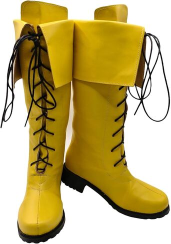 Men's Medieval Renaissance Boots Pirate Costume Boots Viking Gothic Leather Boot High Tube Tied Shoes Halloween Cosplay for Adults in Saudi Arabia