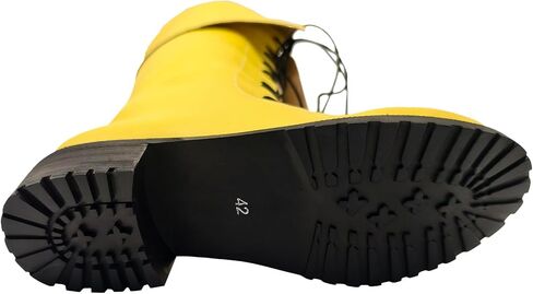 Men's Medieval Renaissance Boots Pirate Costume Boots Viking Gothic Leather Boot High Tube Tied Shoes Halloween Cosplay for Adults in Saudi Arabia