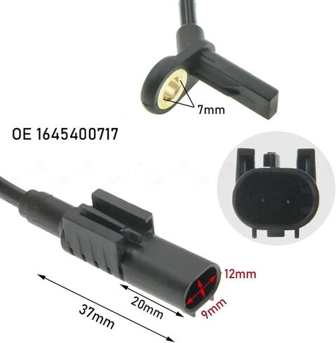 1645400917 Front Rear L/R ABS Wheel Speed Sensor(2pcs Frt) in Saudi Arabia
