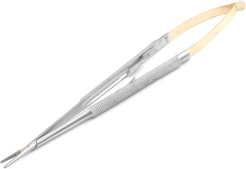 Odontomed2011® T/C Castroviejo Needle حامل 9 "مستقيم مع مقبض مستدير القفل TC Dental Instruments ODM in Saudi Arabia