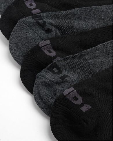 AND1 Men's Quarter Socks - 12 Pack Cushioned Athletic Ankle Performance Stretch Sports Socks (6-12.5) in Saudi Arabia