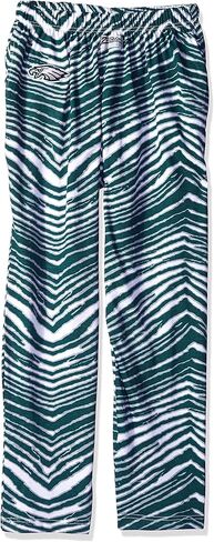 Zubaz NFL Men's Classic Zebra Print Logo Pants ، تباين الفريق in Kuwait