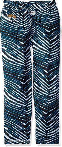 Zubaz NFL Men's Classic Zebra Print Logo Pants ، تباين الفريق in Kuwait