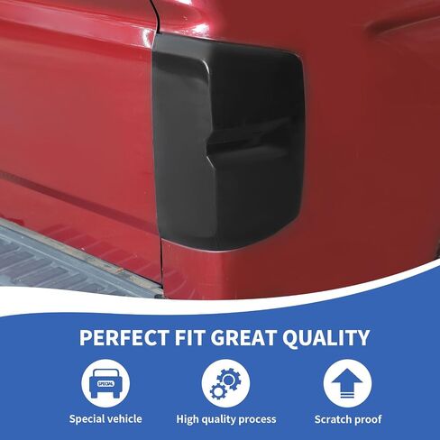 Smoked Tail Light Cover Rear Light Lamp Trim Guards Compatible with Chevy Silverado & GMC-sierra 2007-2013, Smoke Black in Saudi Arabia