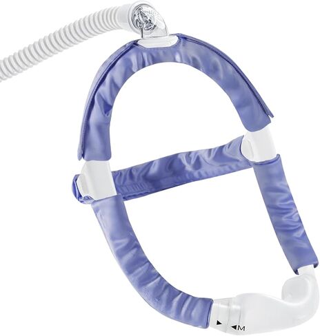 4 PCS Satin CPAP Strap Covers, Comfort CPAP Mask Cushions to Fit Dreamwear Headgear or AirFit, Silky CPAP Mask Strap Covers, Anti Wrinkle CPAP Hair Protector for Reducing Red Marks (Earthy Brown) in Kuwait