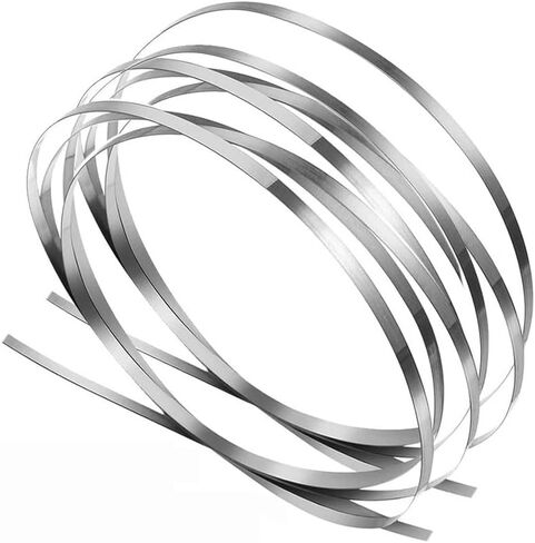 شرائح النيكل النقية الممتازة 5M (12 × 0.2 مم) لحزم بطارية الليثيوم - 1pc ، مثالية للبطاريات والأجهزة الكهربائية ، الموصلية العالية والمتانة in Kuwait