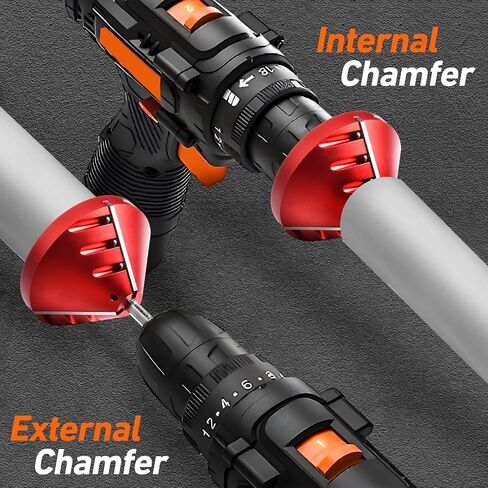 2 في 1 أداة Deburring INNER-OUTER INNER ، أداة شطب PVC ، أداة Deburring Reamer Reamer Tool لـ OD 0.92 "إلى 3.89" ، معرف 0.75 "إلى 3.5" PVC ، CPVC ، ABS ، PP ، PE PIPE in Kuwait