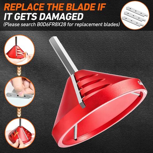 2 في 1 أداة Deburring INNER-OUTER INNER ، أداة شطب PVC ، أداة Deburring Reamer Reamer Tool لـ OD 0.92 "إلى 3.89" ، معرف 0.75 "إلى 3.5" PVC ، CPVC ، ABS ، PP ، PE PIPE in Kuwait