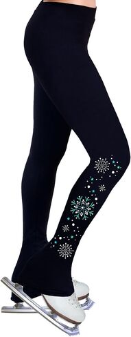 Figure Skating Practice Pants with Spangles S107D - Adult Sizes in Saudi Arabia