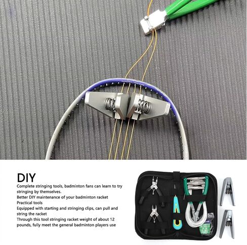 Alomejor Professional Badminton Racket Threading Tool Set Improve Work Efficiency for Badminton Tennis in Saudi Arabia