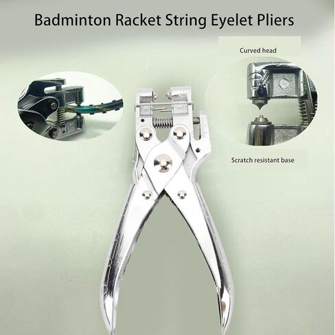 Badminton Racket String Pliers, Steel Enhanced Efficiency Ergonomic Handle Eyelet Pliers Grommet Tool Tennis Stringing Machines and Tools for Racket Professional Use in Saudi Arabia