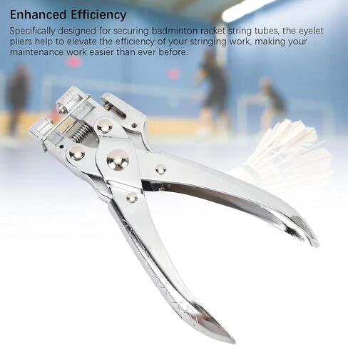 Badminton Racket String Pliers, Steel Enhanced Efficiency Ergonomic Handle Eyelet Pliers Grommet Tool Tennis Stringing Machines and Tools for Racket Professional Use in Saudi Arabia