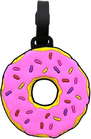 Silicone Luggage Tag Cute Ice Cream Cake Travel Suitcase Bag Identifiers Baggage Tag Personalized Labels for Cruise Airport in Saudi Arabia