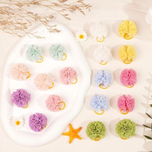 yxiang 100pcs إكسسوارات Pet Pet Pet - أقواس الشعر البولكا الأصلية مع أشرطة مطاطية للكلاب الصغيرة والجرو مثل يوركيس - 50 زوجًا in Kuwait