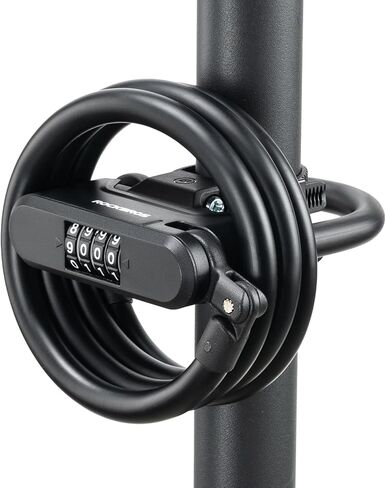 Rockbros Scooter Lock Bike U قفل مع كابل 4 أرقام قفل قفل محمول مضاد للسرقة قفل دراجة للدراجة الثقيلة للدراجة الدراجة الدراجة الدراجة الدراجة الدراجة نهر الدراجات الدراجات الدراجة البخارية in Saudi Arabia