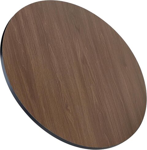 30" Round Table Top,Wood Table Top,Round Wood Tabletop with Walnut & Black,Round Replacement Table Tops,Dining Table Tops for Kitchens, Dining, Coffee and Bar Table, Table Tops Only in Kuwait