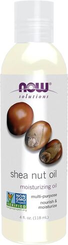 NOW Solutions, Shea Nut Oil, Multi-Purpose Intense Moisturizing Oil for Skin, Scalp and Hair, 4-Ounce in Saudi Arabia