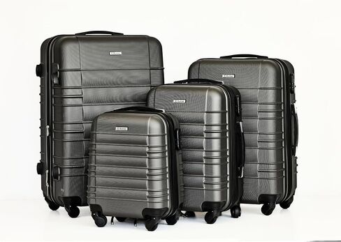 ABS Luggage Suitcase, Spinner Hardshell Lightweight, Stylish & Durable Suitcase with 360° Wheels for Smooth Travel, Perfect for Carry-On, Ideal for Business, Vacations & Weekend Getaways Red (28inch) in Saudi Arabia