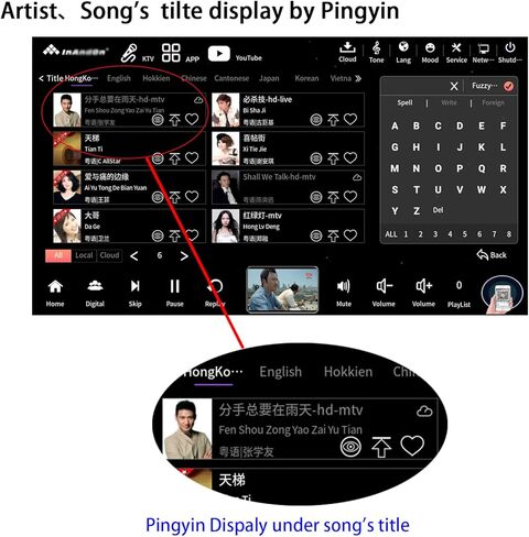 2025 New Inandonkod Karaoke Machine,18.5 Inch Touch Screen Phone App Control,Free Cloud Download Songs,with Two Wireless Microphones, Chinese Karaoke Player,YouTube APP Online Play(6T,White) in Kuwait