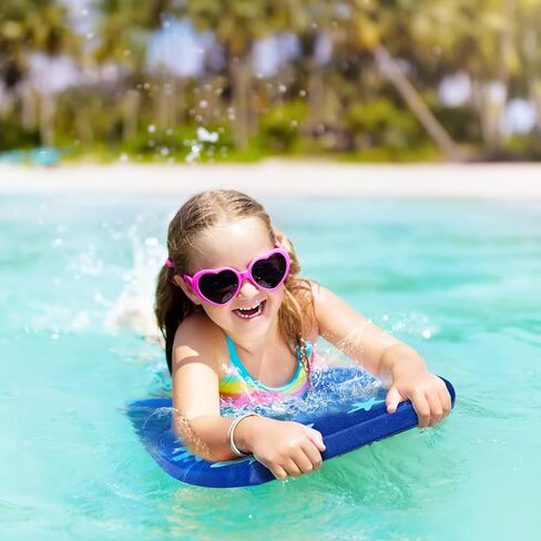 Goplus bodyboard for Beach ، 33/37/41 بوصة لوحة جسم خفيفة الوزن مع مقود الرسغ ، EPS Core ، Deck XPE ، قاع Slick HDPE ، ركوب الأمواج للأطفال المراهقين البالغين. in Kuwait