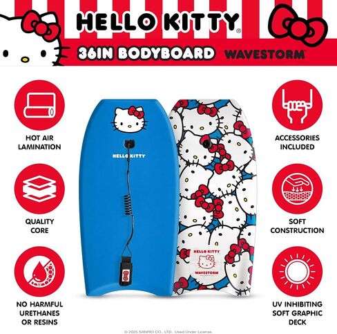 Hello Kitty 36in Bodyboard by Wavestorm in Kuwait