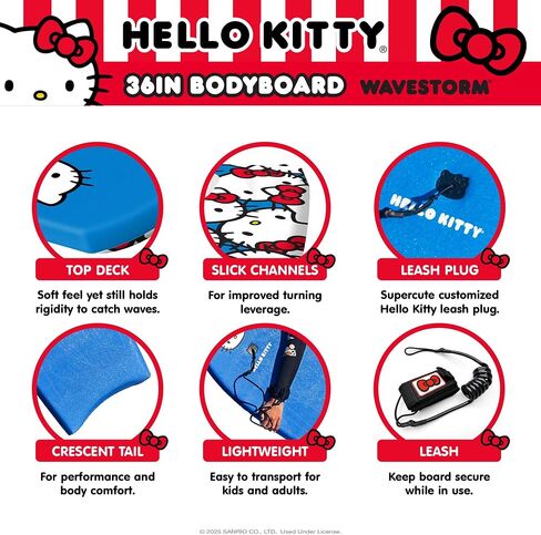 Hello Kitty 36in Bodyboard by Wavestorm in Kuwait